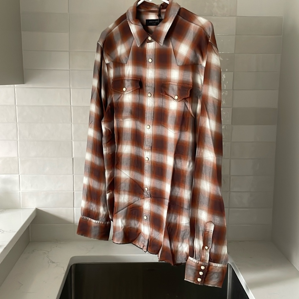 Allsaints Men’s Western Button Down